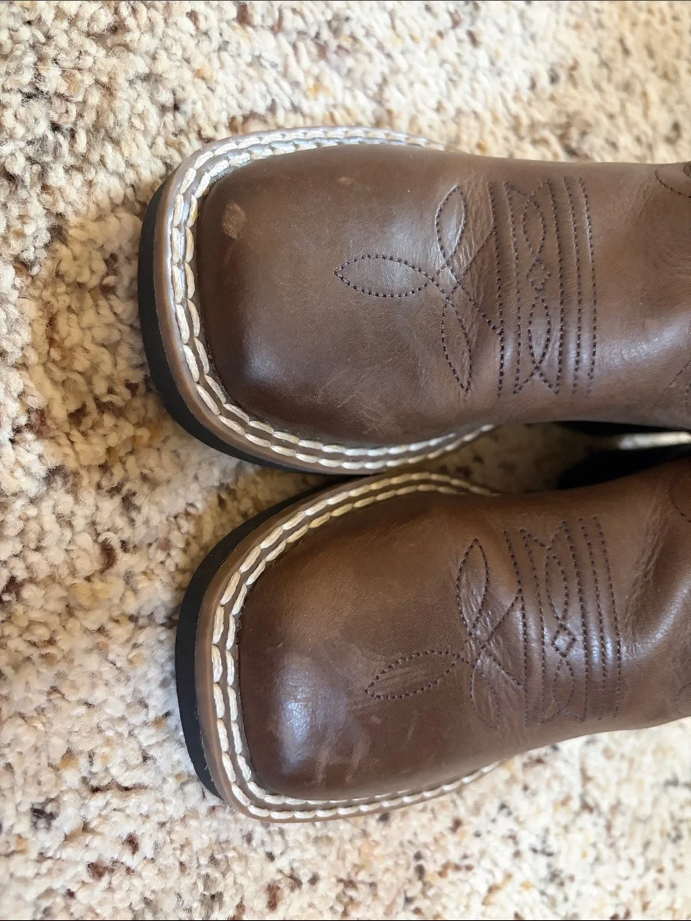 Old West little boys 9.5 D Cowboy Boots like new